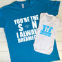 Personalised Dad And Son T Shirt Set, thumbnail 1 of 9