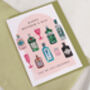 Mother's Day Card For Mum With Gin Bottle Design, thumbnail 2 of 3