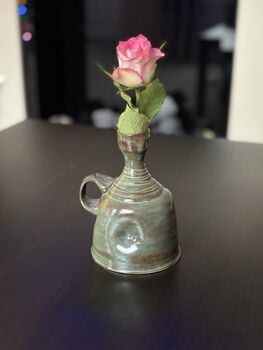 Handmade Porcelain Bottle Vase, 2 of 5