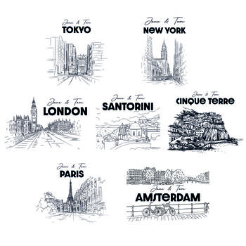 Personalised Amsterdam Foiled Print Wall Art, 7 of 7