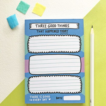 Three Good Things Daily Notepad, 7 of 10