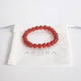 Carnelian Crystal Gemstone Bracelet For Joy, thumbnail 3 of 4