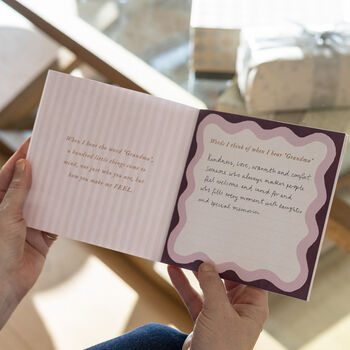 Grandma You're The Best, A Fill In The Blanks Gift Book With Posting Envelope, 6 of 12