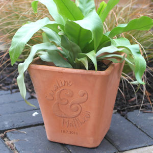 Personalised Plant Pots and Herb Planters 
