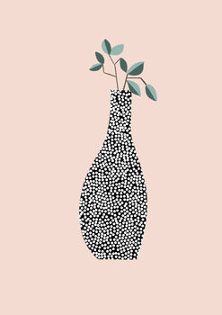 Pink House Plant Print, 3 of 3