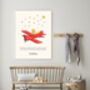 The Little Prince Plane Nursery Art Print, thumbnail 3 of 3