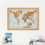 Personalised Scratch The World® Travel Edition Map, thumbnail 7 of 12