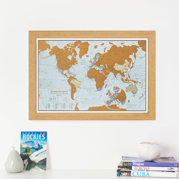Personalised Scratch The World® Travel Edition Map, 7 of 12