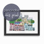 Durham Skyline Personalised Print, thumbnail 1 of 9
