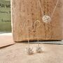 Intricately Woven Sterling Silver Nest Inspired Long Drop Earrings, thumbnail 5 of 11