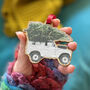 Land Rover Defender Classic With Christmas Tree Decoration, thumbnail 2 of 4