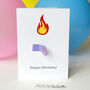 Personalised Happy Birthday Candle Card, thumbnail 4 of 4