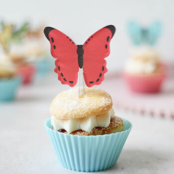 Butterfly Cupcake Toppers, Set Of Six, 5 of 7