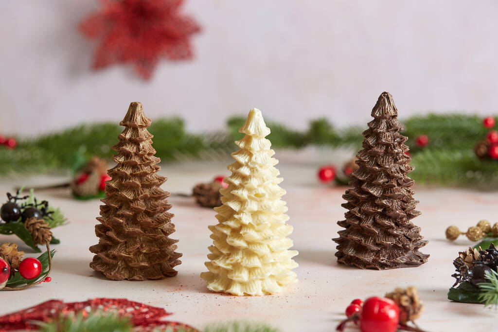 Solid Chocolate Christmas Tree, 1 of 5