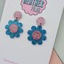 Daisy Flower Earrings, thumbnail 10 of 12