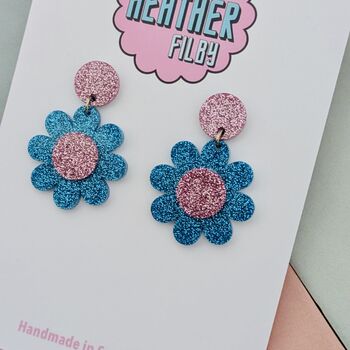 Daisy Flower Earrings, 10 of 12