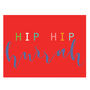 Mini Hip Hip Hurrah Card, thumbnail 2 of 5