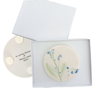 Forget Me Not Ceramic Coaster, 12 of 12