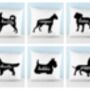 Personalised Dog Silhouette Cushion Cover, thumbnail 3 of 12