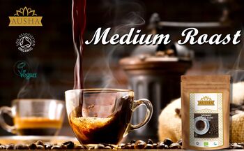 Organic Indian Coffee Beans One Kg Medium Roast, 3 of 12