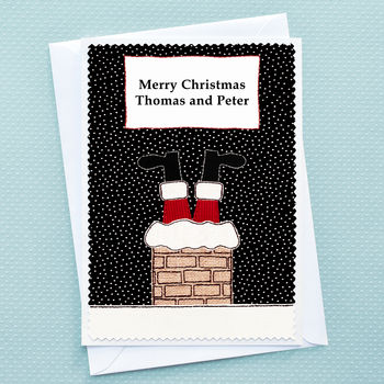 'Santa' Personalised Childrens Christmas Card, 3 of 3