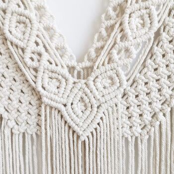 Wall Hanging Woven Macrame Tapestry, 4 of 6
