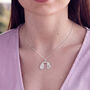 Sycamore Seed Solid Silver Necklace, thumbnail 1 of 6