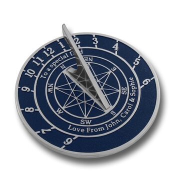 Personalised General Gift Star Sundial Celebration Present, 11 of 12
