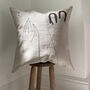 Twin Vessels Ii | Collage Linen Cushion, thumbnail 1 of 6