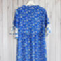 Rosella Dress In Blue Poppies, thumbnail 7 of 7