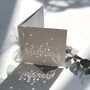 Laser Cut Wedding Word Love Diamond Card, thumbnail 9 of 12