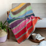 Misty Rainbow Blanket Crochet Kit Beginners, thumbnail 1 of 4