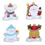 Personalised Set Of Christmas Character Decorations, thumbnail 4 of 5