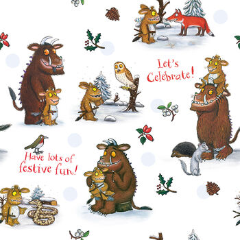 'Gruffallo' Personalised Christmas Wrapping Paper, 2 of 2