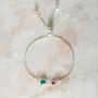 Mother And Child Birthstone Sliding Bracelet, thumbnail 5 of 12