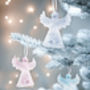 Memorial Ashes Angel Christmas Bauble, thumbnail 4 of 12