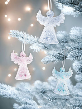 Memorial Ashes Angel Christmas Bauble, 4 of 12