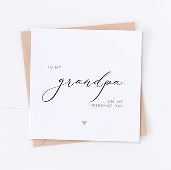 Nan On The Day Wedding Card, 3 of 8