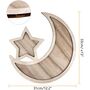 Moon Star Wooden Dessert Tray, thumbnail 5 of 7