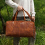 Worn Look Leather Boot Bag, thumbnail 5 of 12