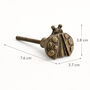 Vintage Brass Ladybug Drawer Knob, thumbnail 5 of 9