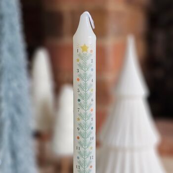 Christmas Tree Advent Candle, 2 of 2