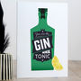 Gin Valentine's Card 'Gin To My Tonic', thumbnail 5 of 5