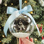 Personalised Photo Christmas Bauble, thumbnail 1 of 6