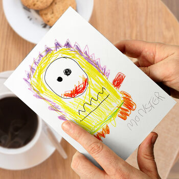 Personalised Childrens Drawing Mother's Day Card, 10 of 10