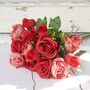 Red Rose Bouquet With Ranunculus, thumbnail 1 of 3