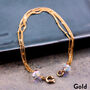 Delicate Satellite Chain Bracelet With Swarovski Beads, thumbnail 2 of 7