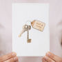Personalised New Home Key Card, thumbnail 2 of 3