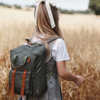 Citron Backpack For Children With A Name Tag, 3 of 11