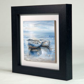 Morning Serenity Framed Ceramic Art Tile, 3 of 10